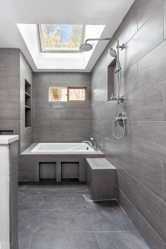 Renovated Bathroom with Bathtub